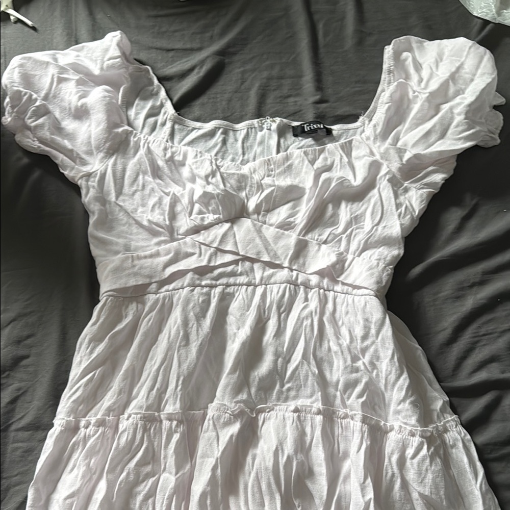 White summer dress